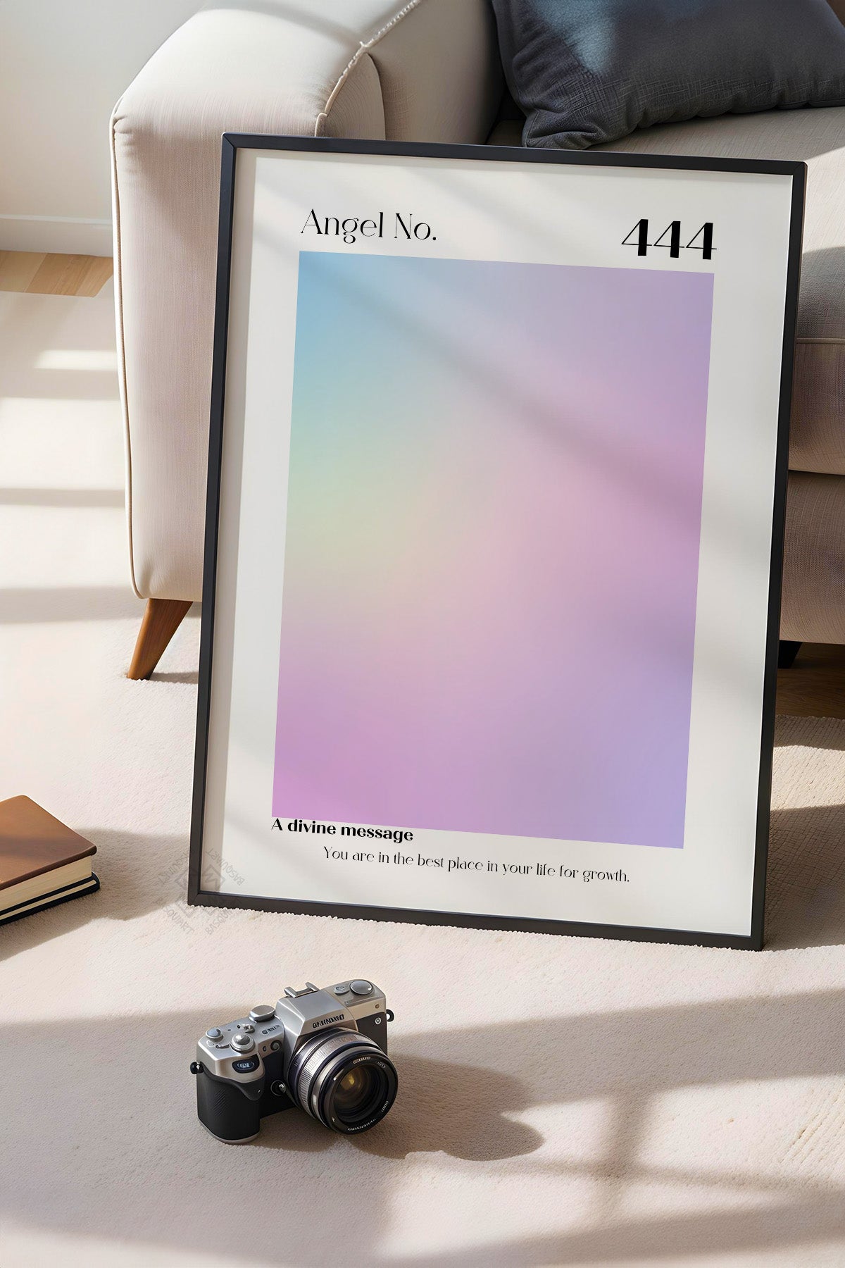 Aura Serisi Siyah Çerçeveli Poster, Tablo No:70