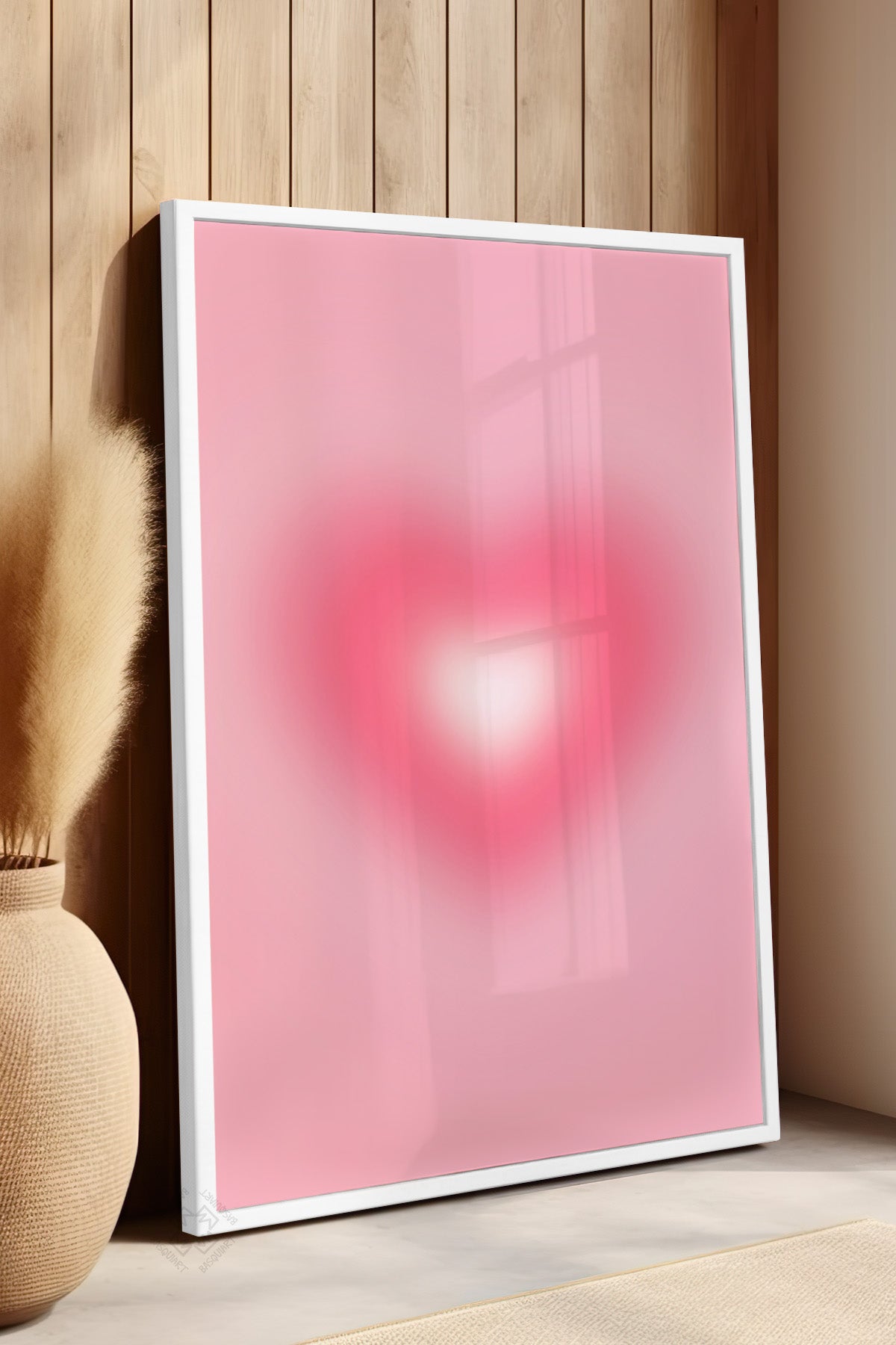 Aura Serisi Beyaz Çerçeveli Poster, Tablo No:97