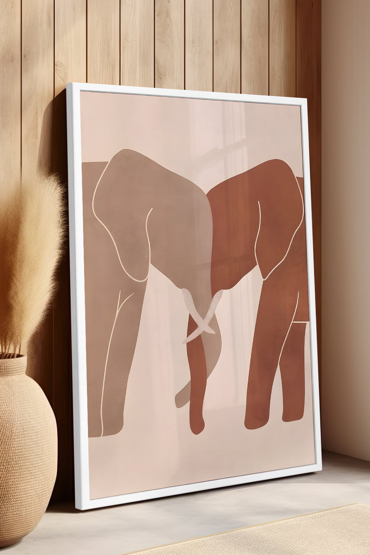 Bohemian Serisi Beyaz Çerçeveli Poster, Tablo No:33