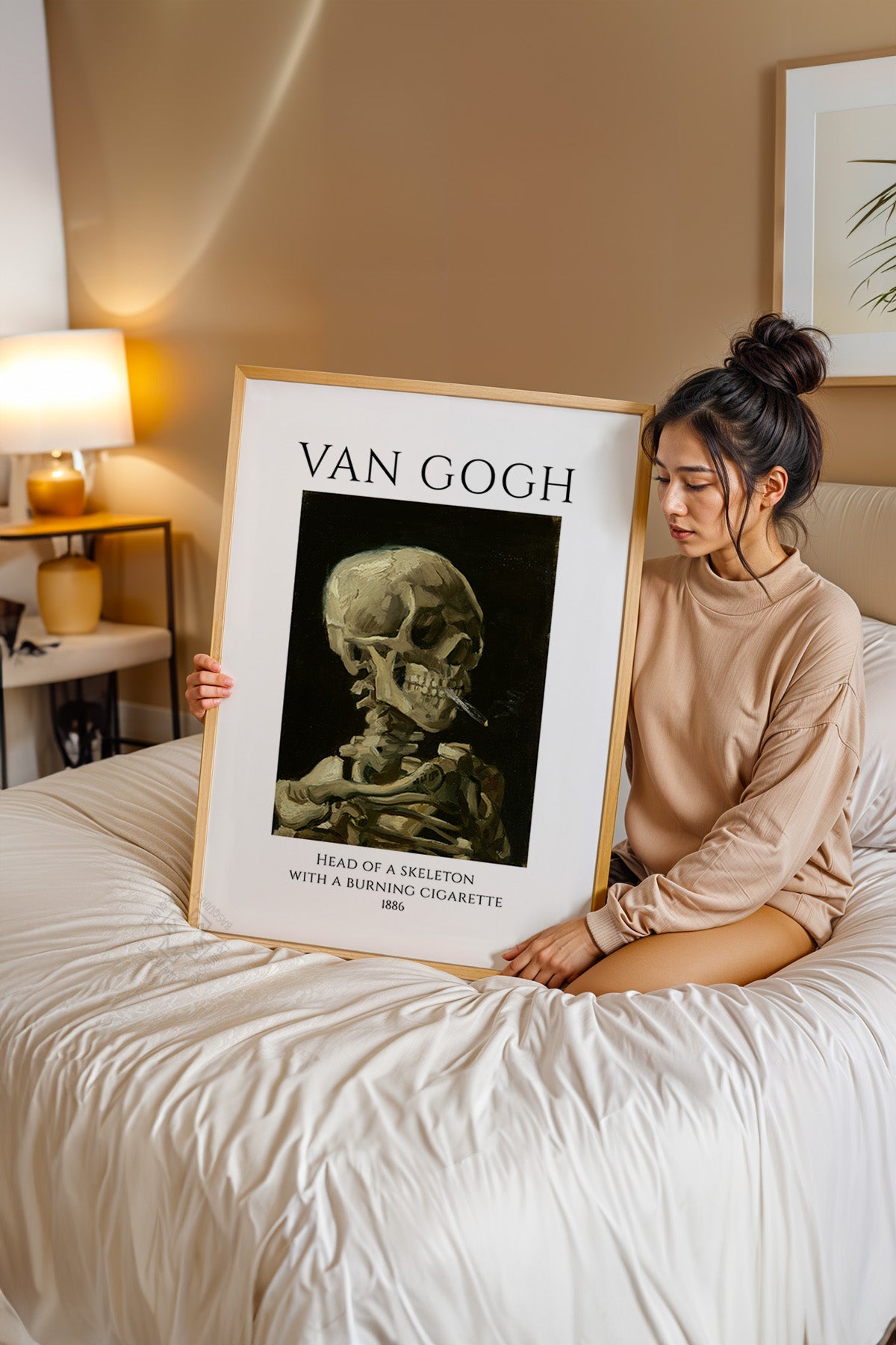 Vincent Van Gogh Serisi Ahşap Çerçeveli Poster, Tablo Duvar Dekoru No:24