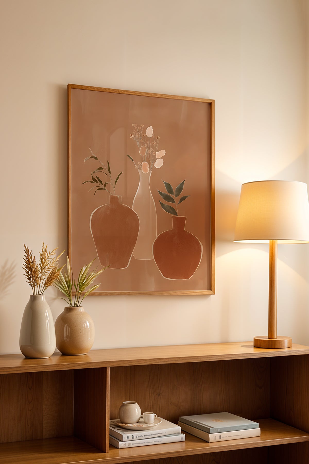 Bohemian Serisi Ahşap Çerçeveli Poster, Tablo No:35