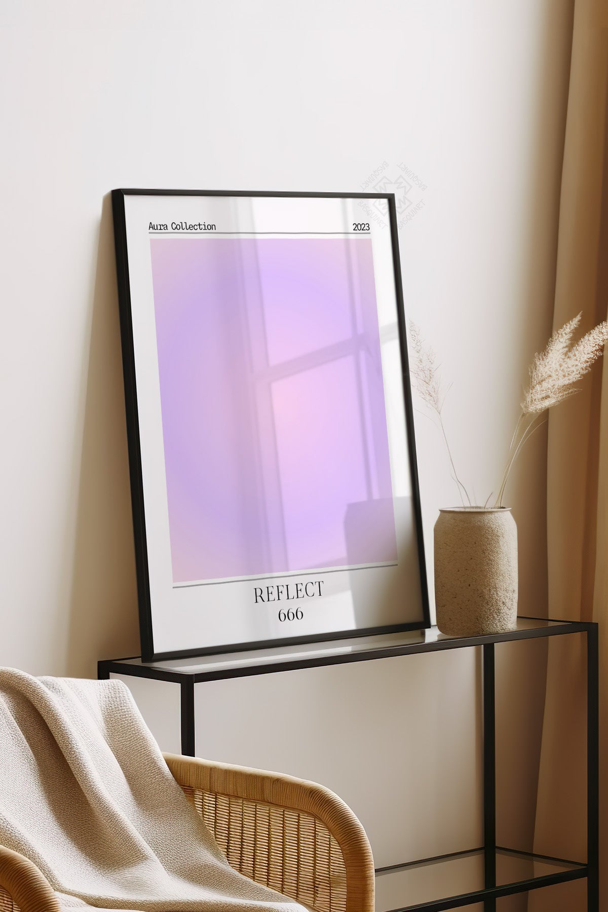 Aura Serisi Siyah Çerçeveli Poster, Tablo No:190