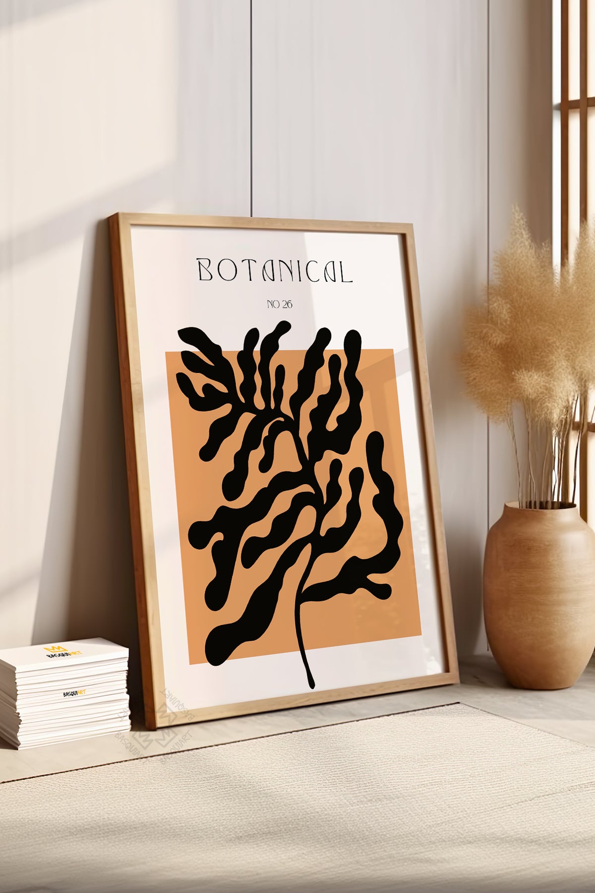 Bohemian Serisi Ahşap Çerçeveli Poster, Tablo No:126