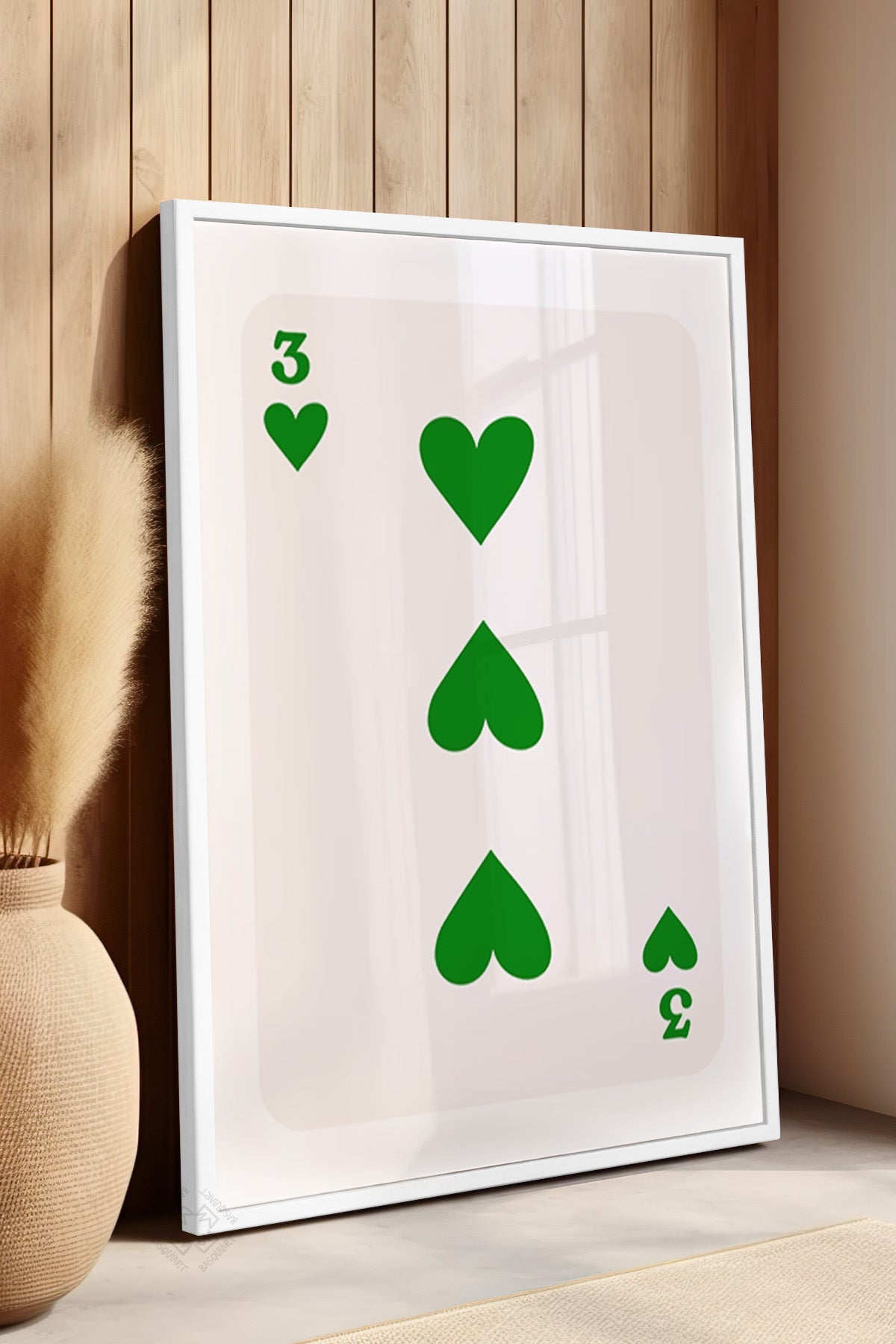 Lucky You Serisi Beyaz Çerçeveli Poster, Tablo Duvar Dekoru No:140