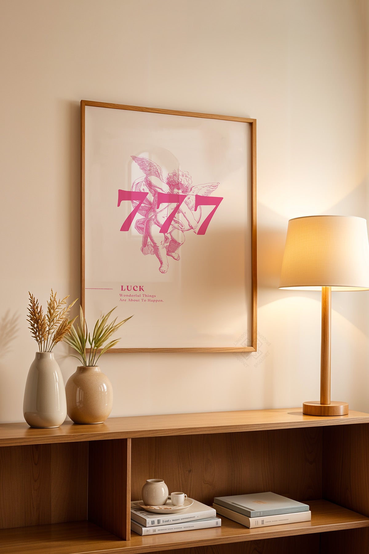 Lucky You Serisi Ahşap Çerçeveli Poster, Tablo Duvar Dekoru No:46