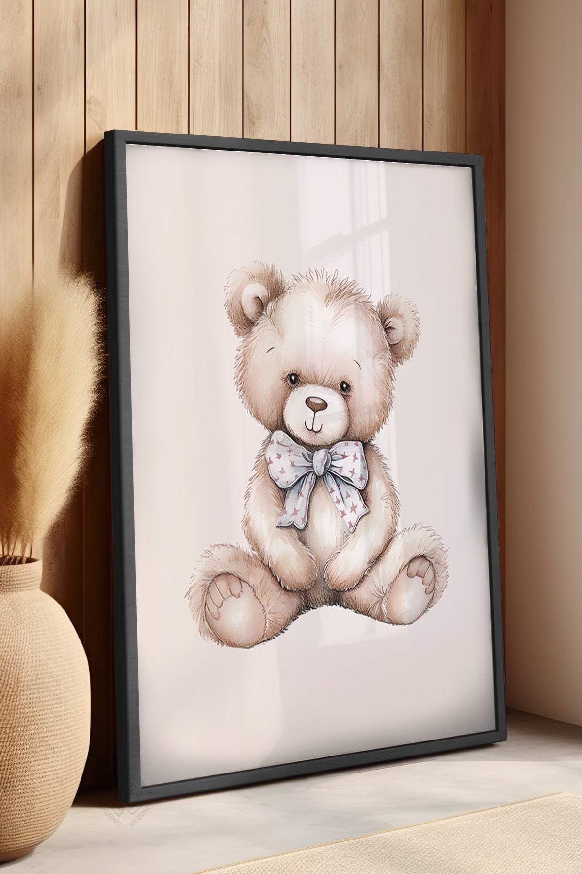 Çocuk Odası, Bebek Odası Siyah Çerçeveli Poster, Tablo No:57