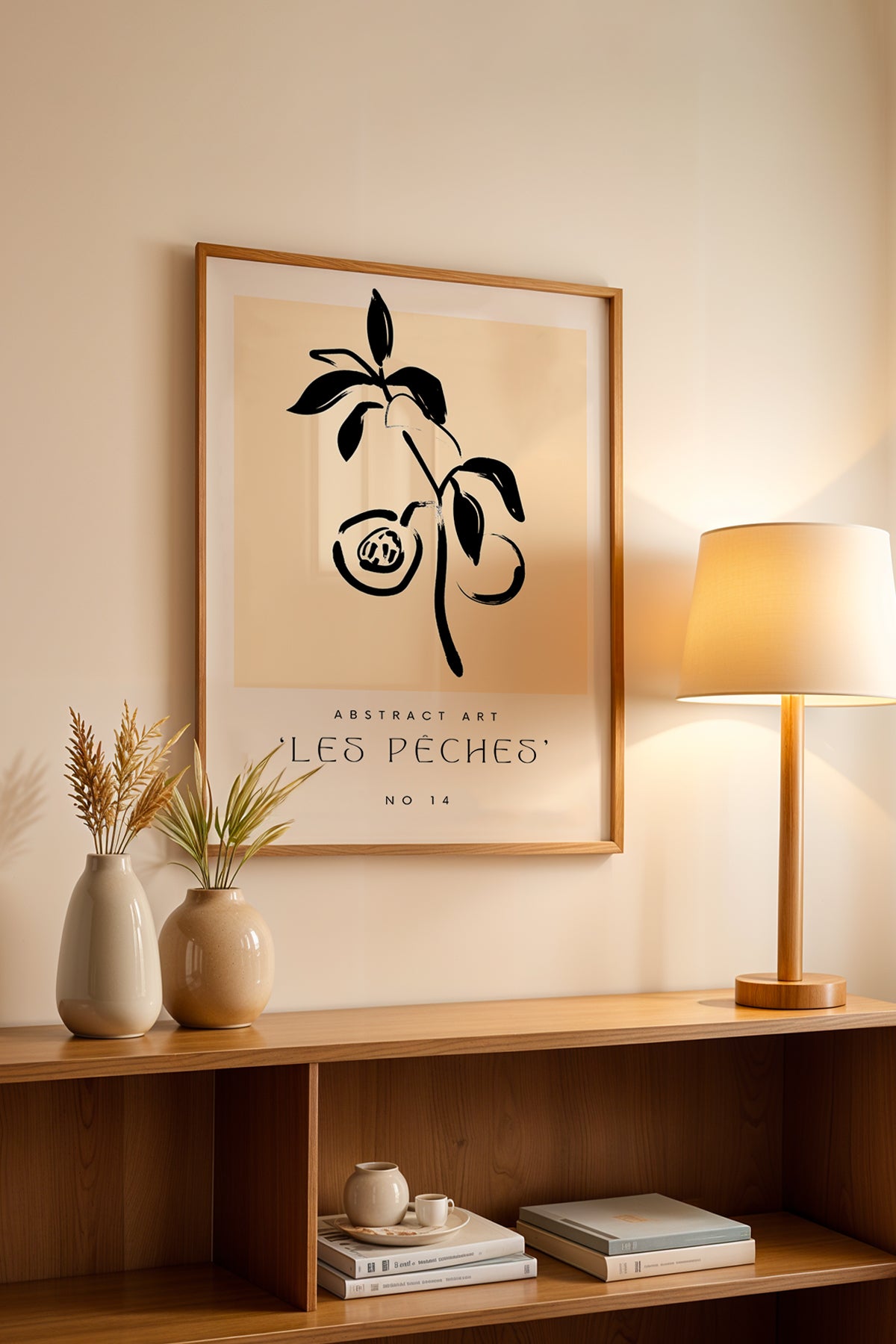 Bohemian Serisi Ahşap Çerçeveli Poster, Tablo No:129