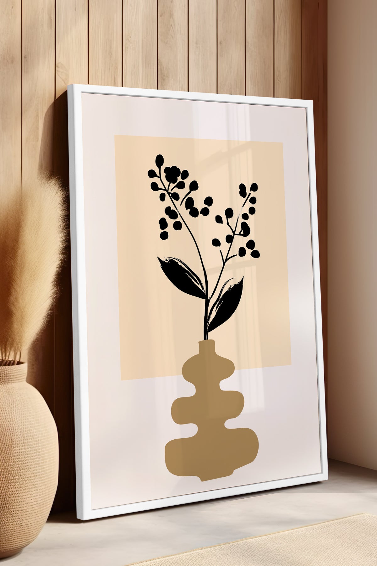 Bohemian Serisi Beyaz Çerçeveli Poster, Tablo No:121