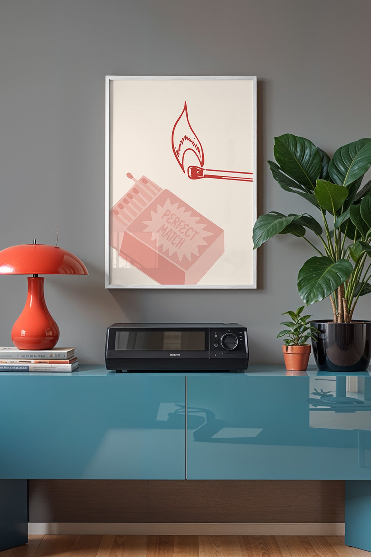 Lucky You Serisi Beyaz Çerçeveli Poster, Tablo Duvar Dekoru No:63