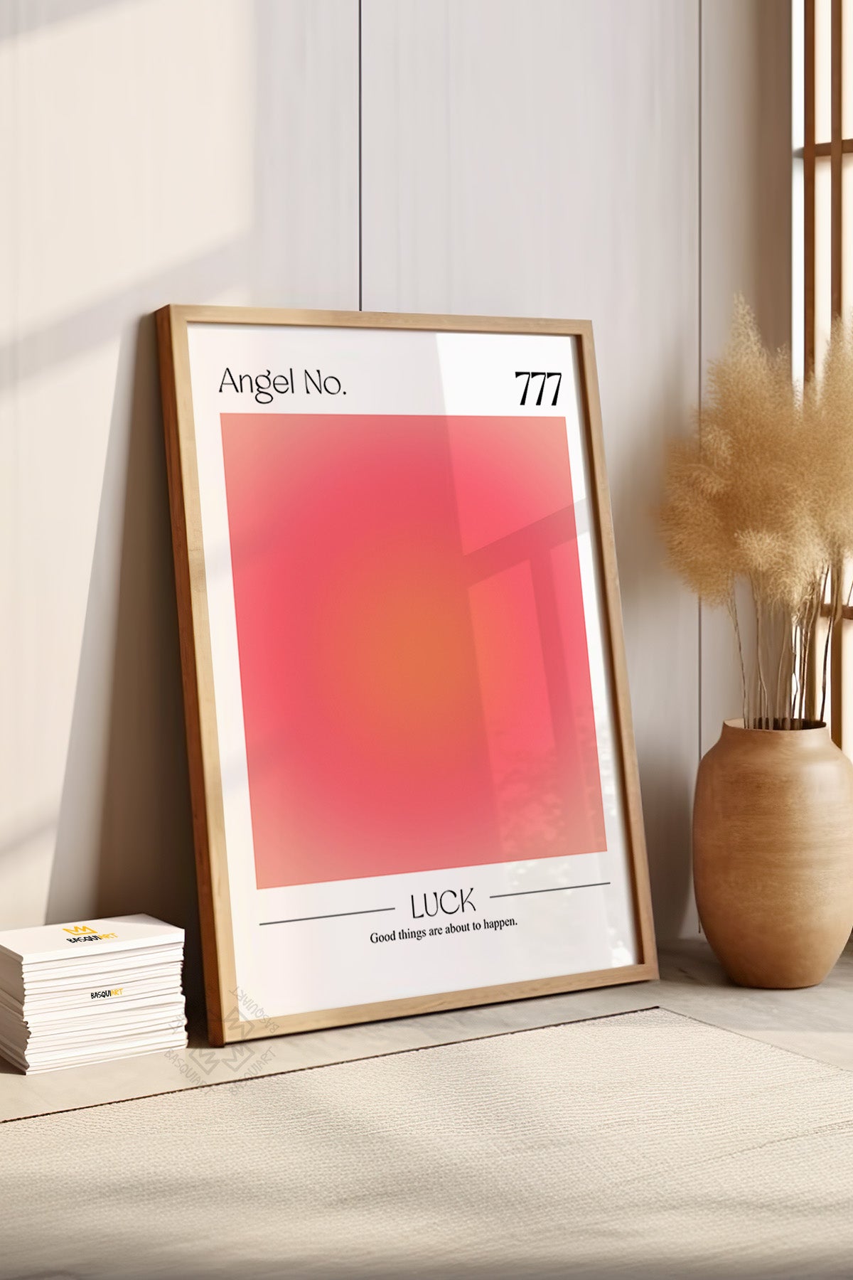 Aura Serisi Ahşap Çerçeveli Poster, Tablo No:11