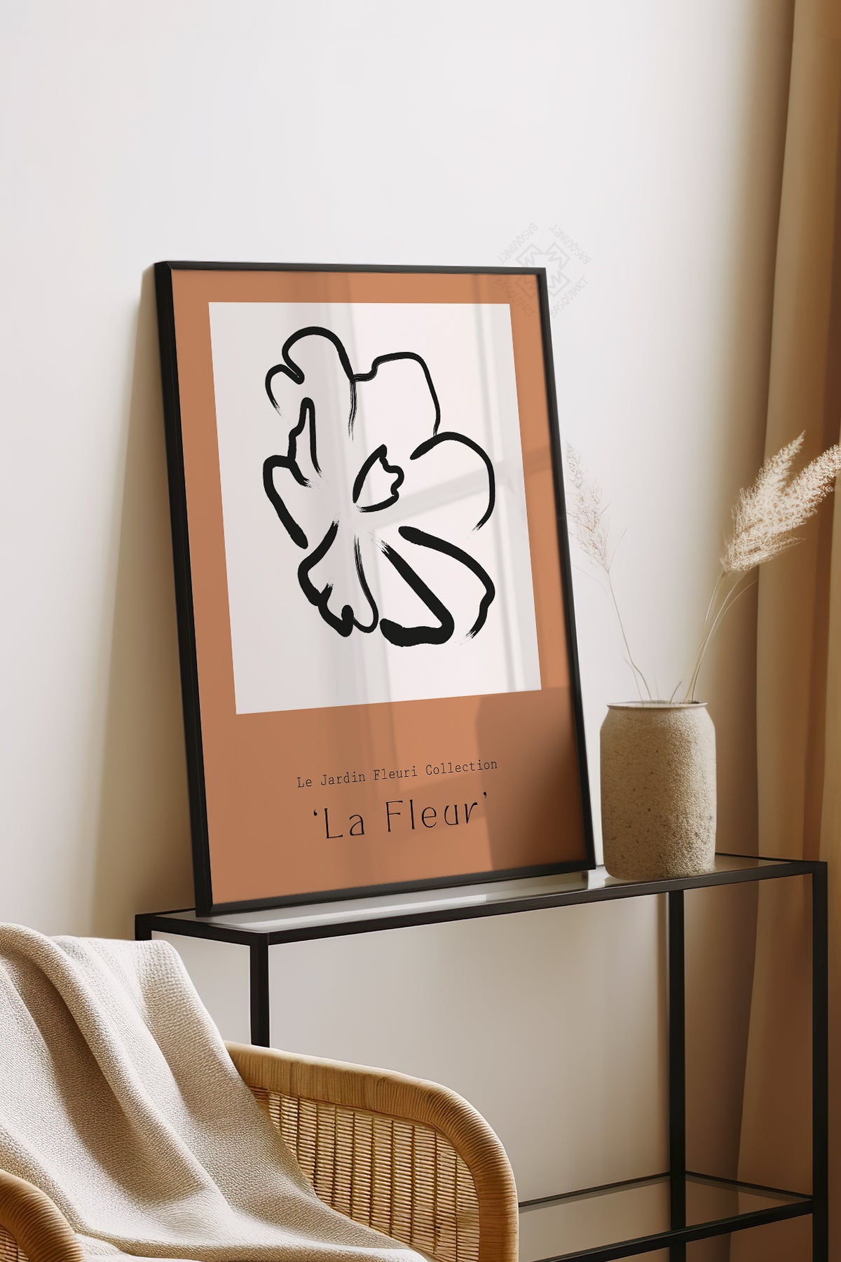 Bohemian Serisi Siyah Çerçeveli Poster, Tablo No:125