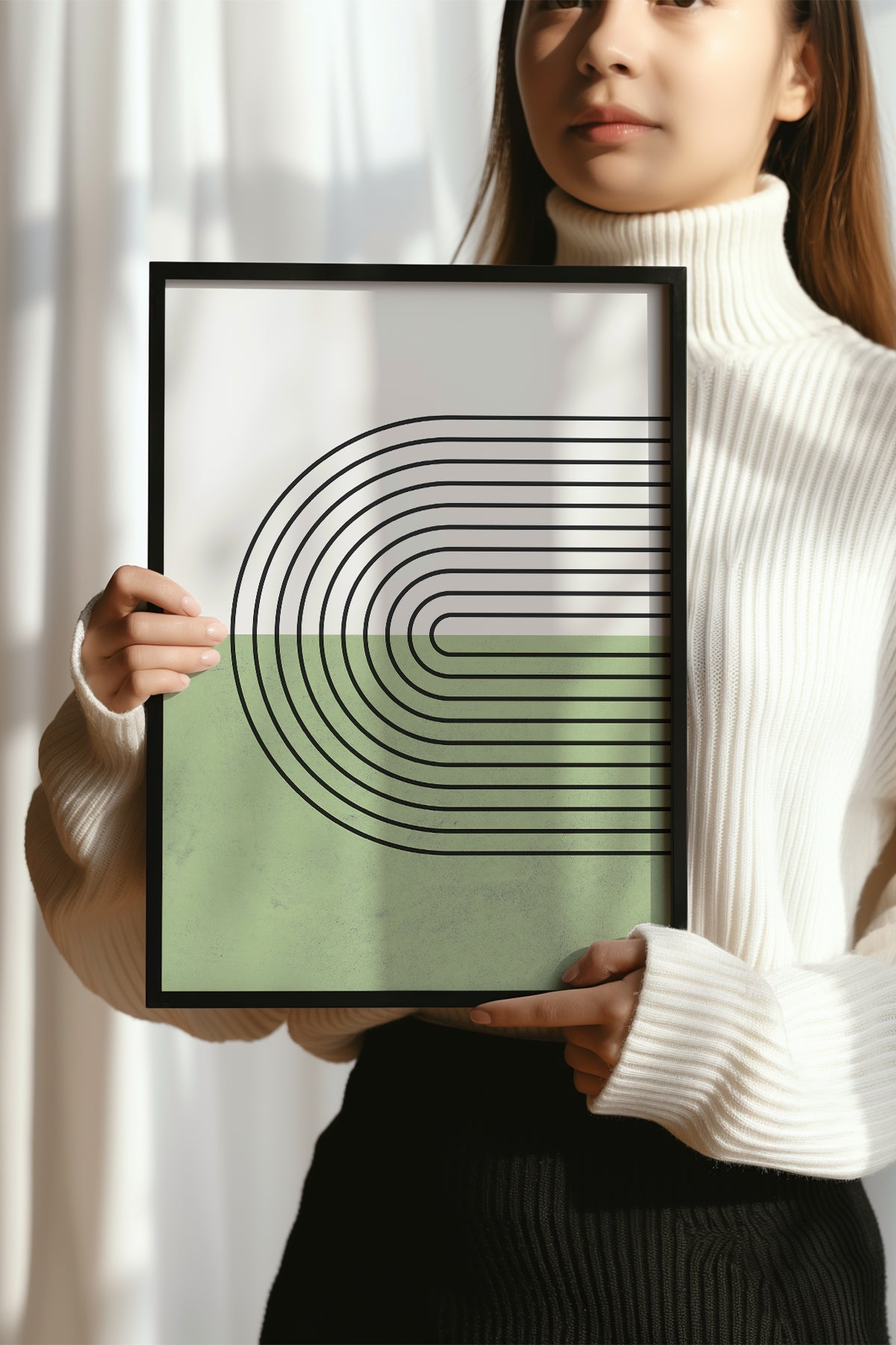 Bohemian Serisi Siyah Çerçeveli Poster, Tablo No:49