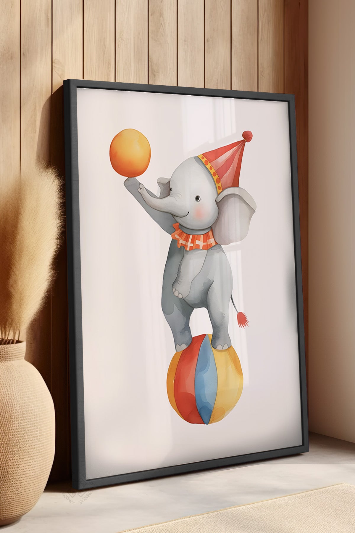 Çocuk Odası, Bebek Odası Siyah Çerçeveli Poster, Tablo No:87
