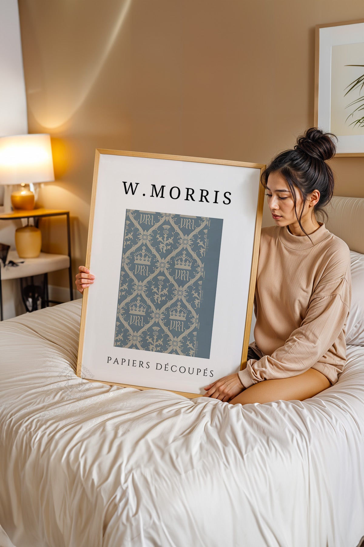 William Morris Serisi Ahşap Çerçeveli Poster, Tablo Duvar Dekoru No:21