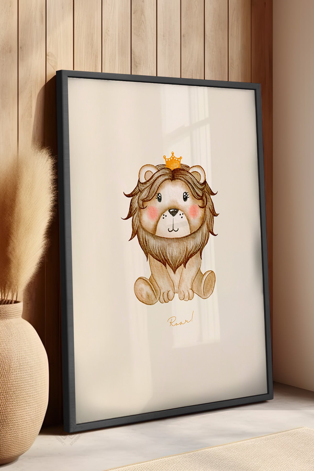 Çocuk Odası, Bebek Odası Siyah Çerçeveli Poster, Tablo No:36