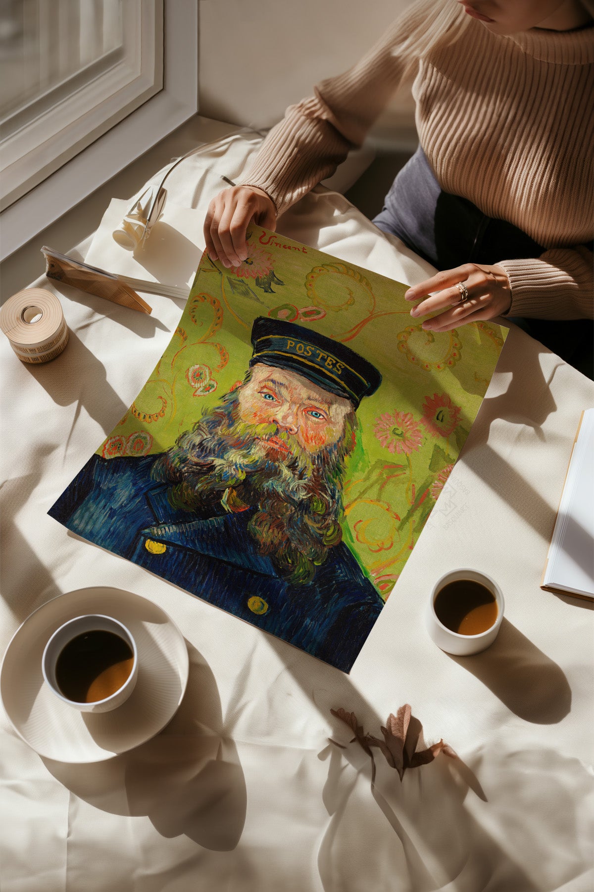 Van Gogh Sanatsal 4'lü Poster Seti, Duvar Dekoru No:50