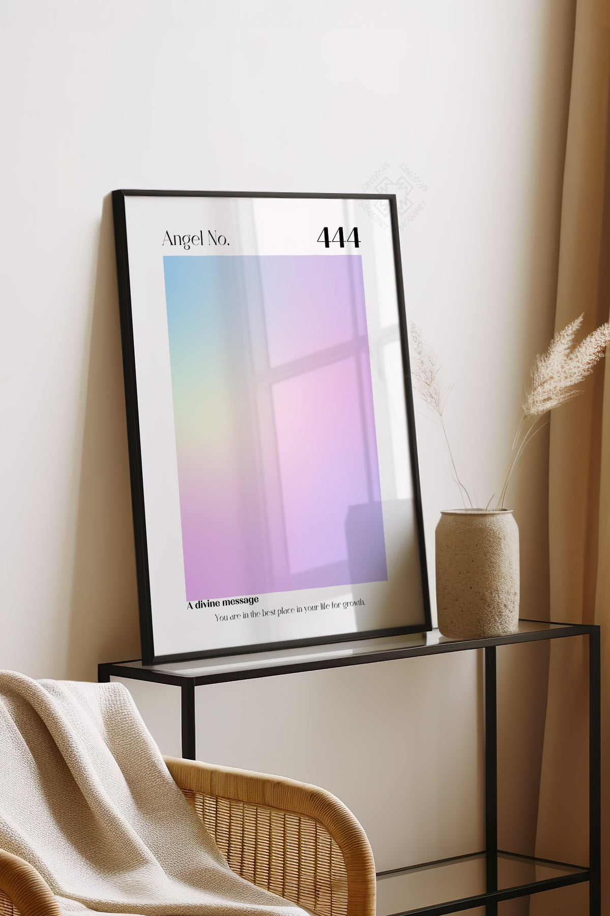 Aura Serisi Siyah Çerçeveli Poster, Tablo No:70