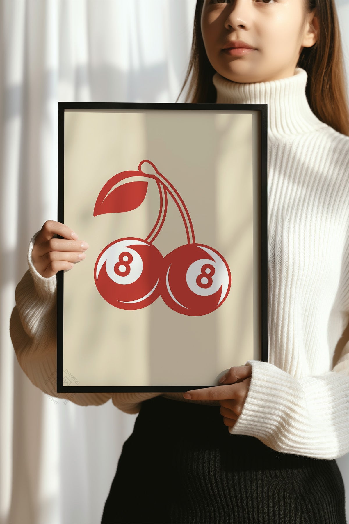 Lucky You Serisi Siyah Çerçeveli Poster, Tablo Duvar Dekoru No:69