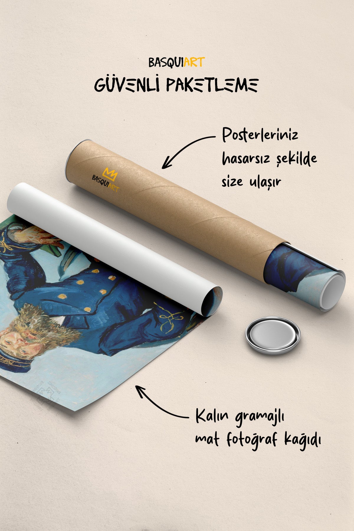 Van Gogh Sanatsal 4'lü Poster Seti, Duvar Dekoru No:51