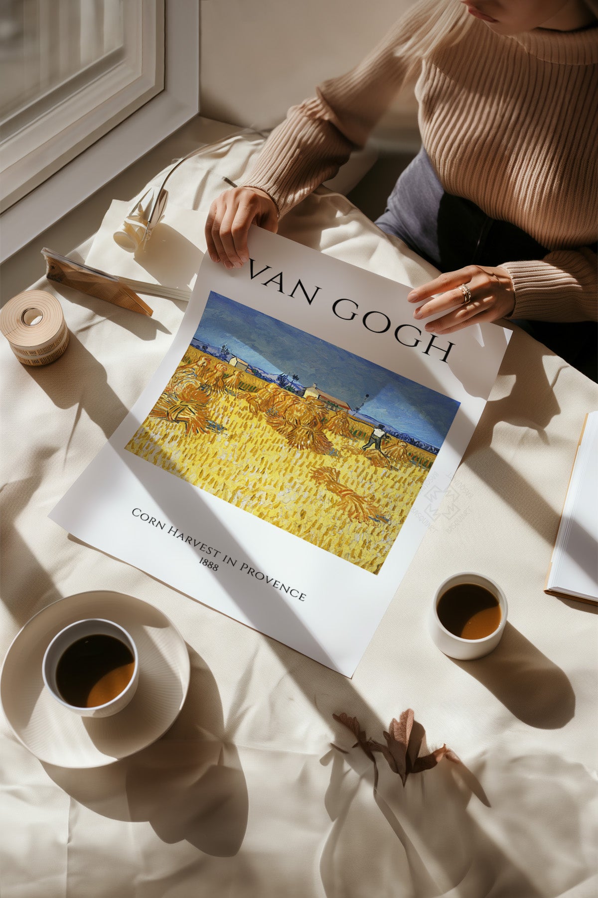 Van Gogh 3'lü Poster Seti, Duvar Dekoru No:1