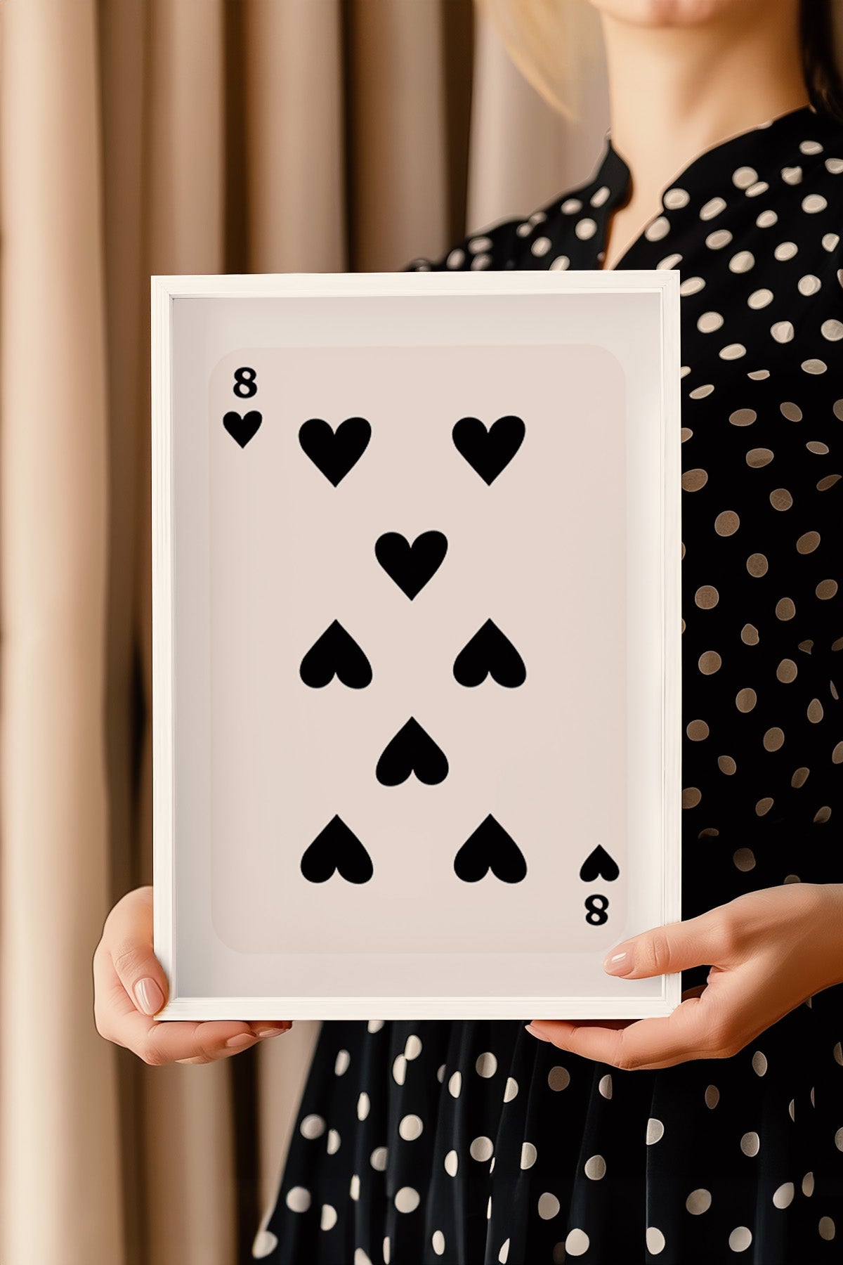 Lucky You Serisi Beyaz Çerçeveli Poster, Tablo Duvar Dekoru No:122