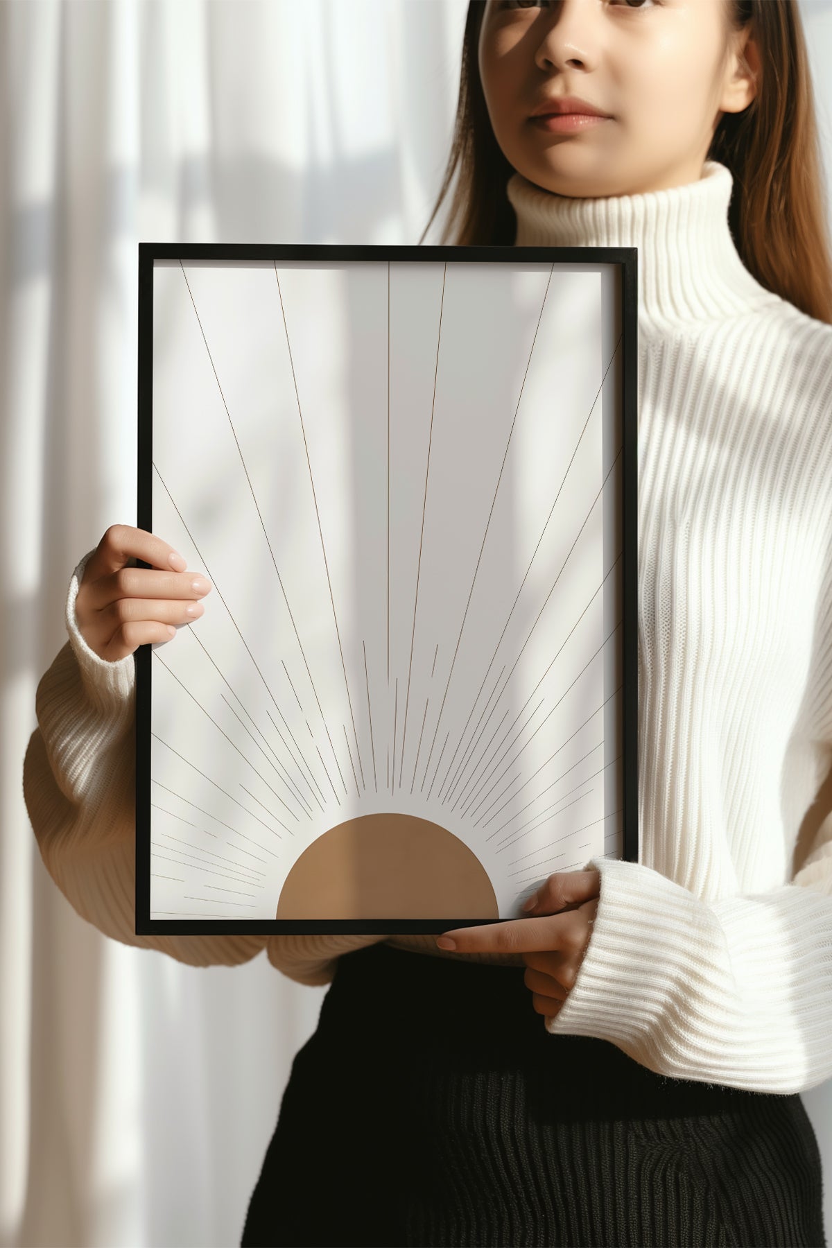 Bohemian Serisi Siyah Çerçeveli Poster, Tablo No:43