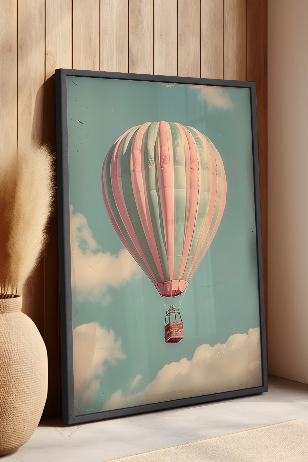 Çocuk Odası, Bebek Odası Siyah Çerçeveli Poster, Tablo No:88