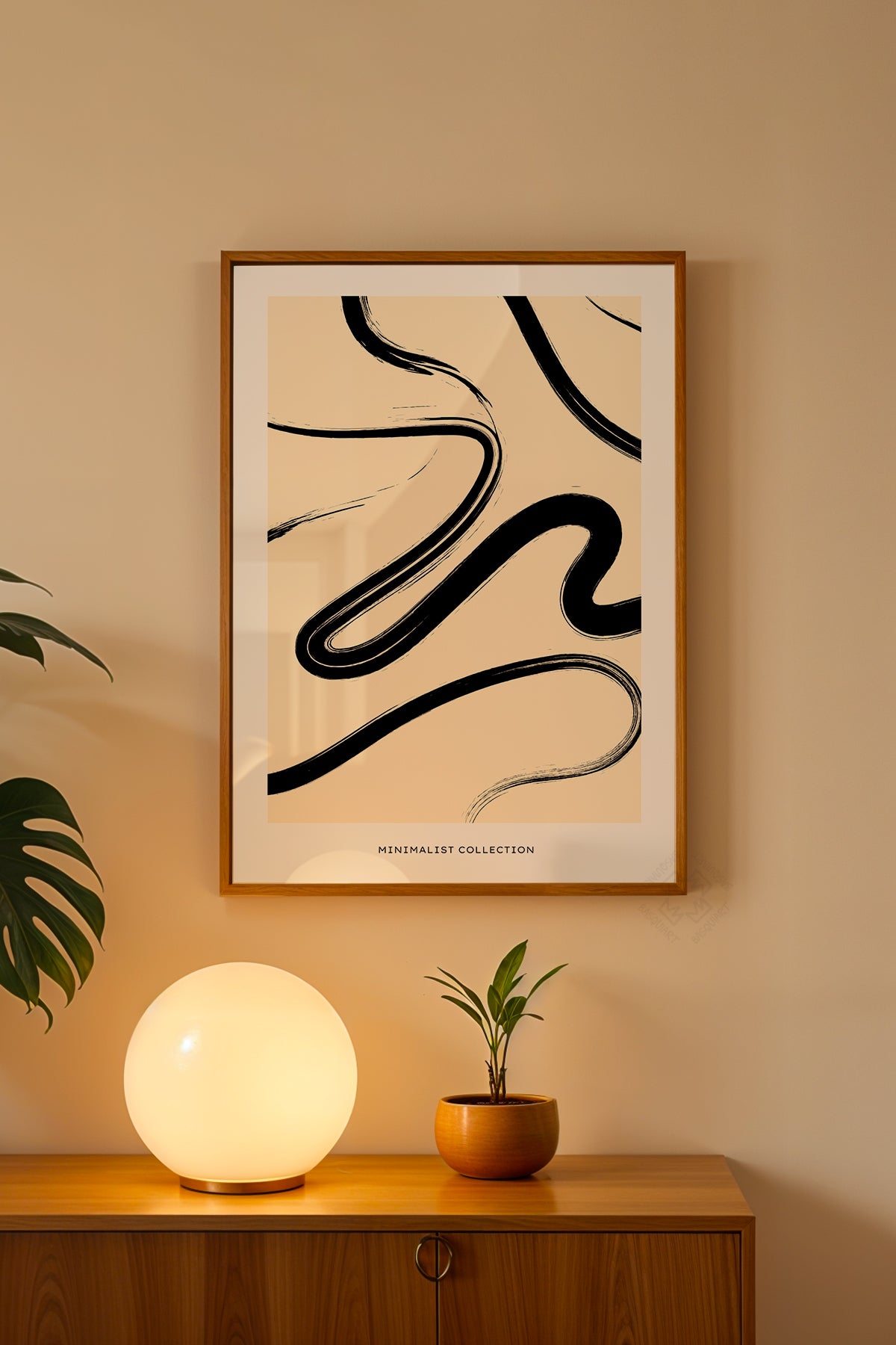 Bohemian Serisi Ahşap Çerçeveli Poster, Tablo No:136