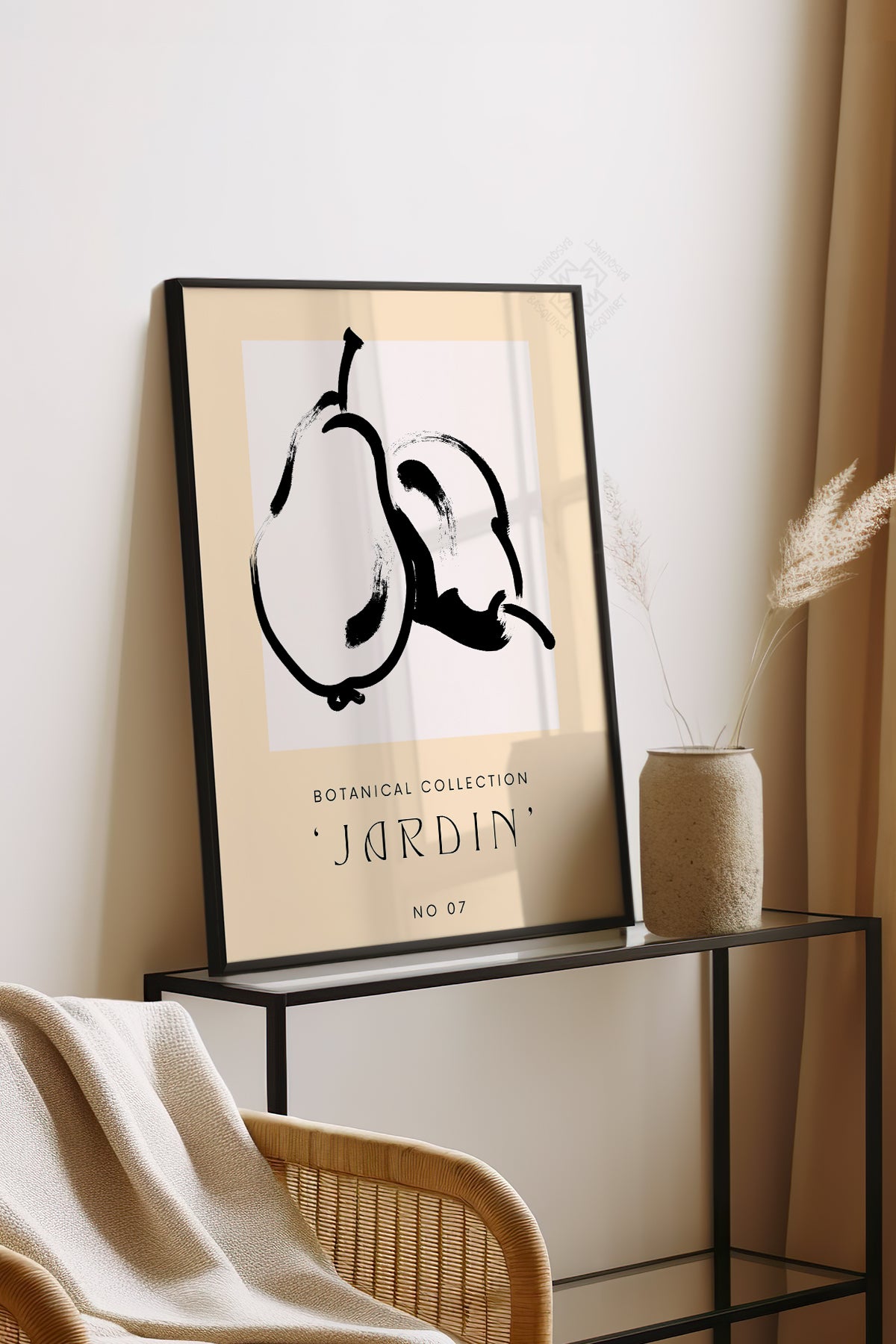 Bohemian Serisi Siyah Çerçeveli Poster, Tablo No:118