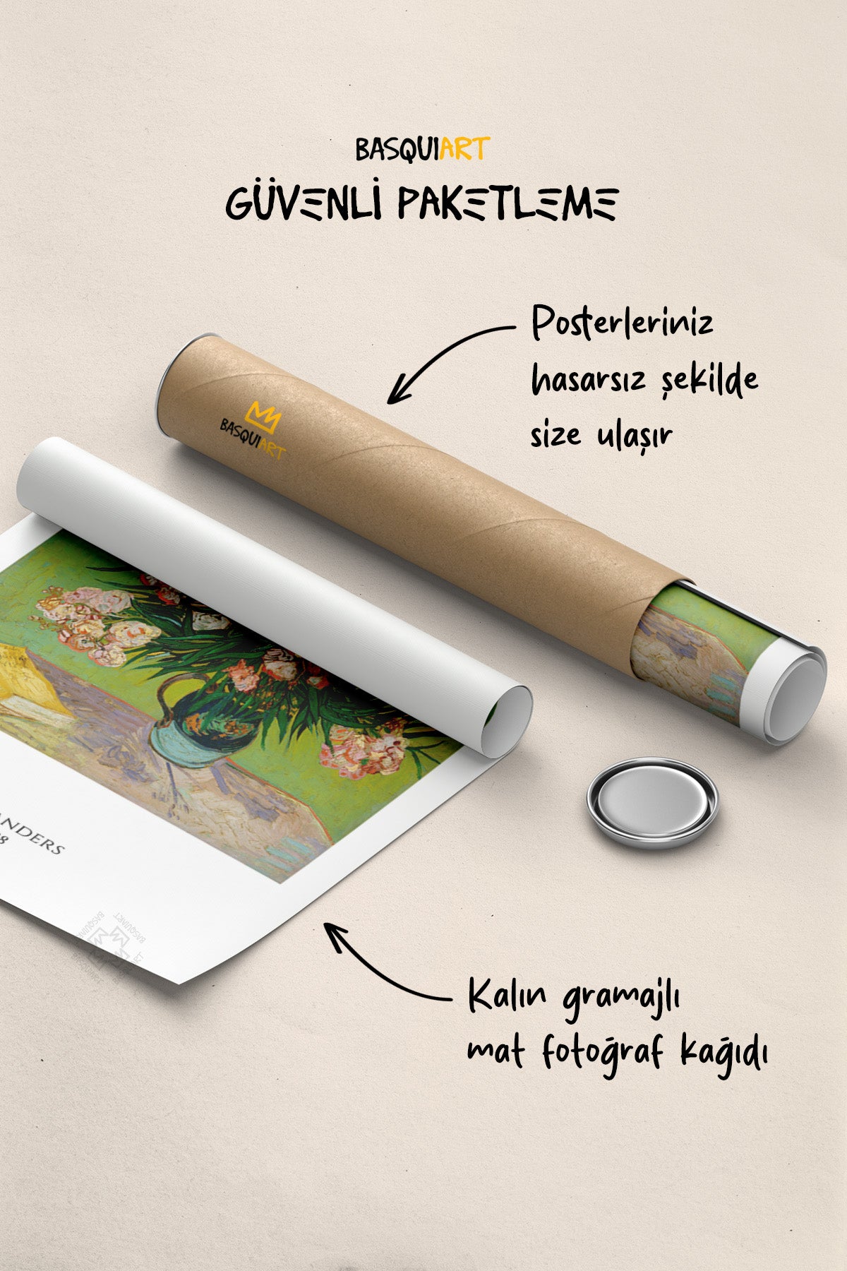 Vincent Van Gogh Serisi Poster, Duvar Dekoru No:9