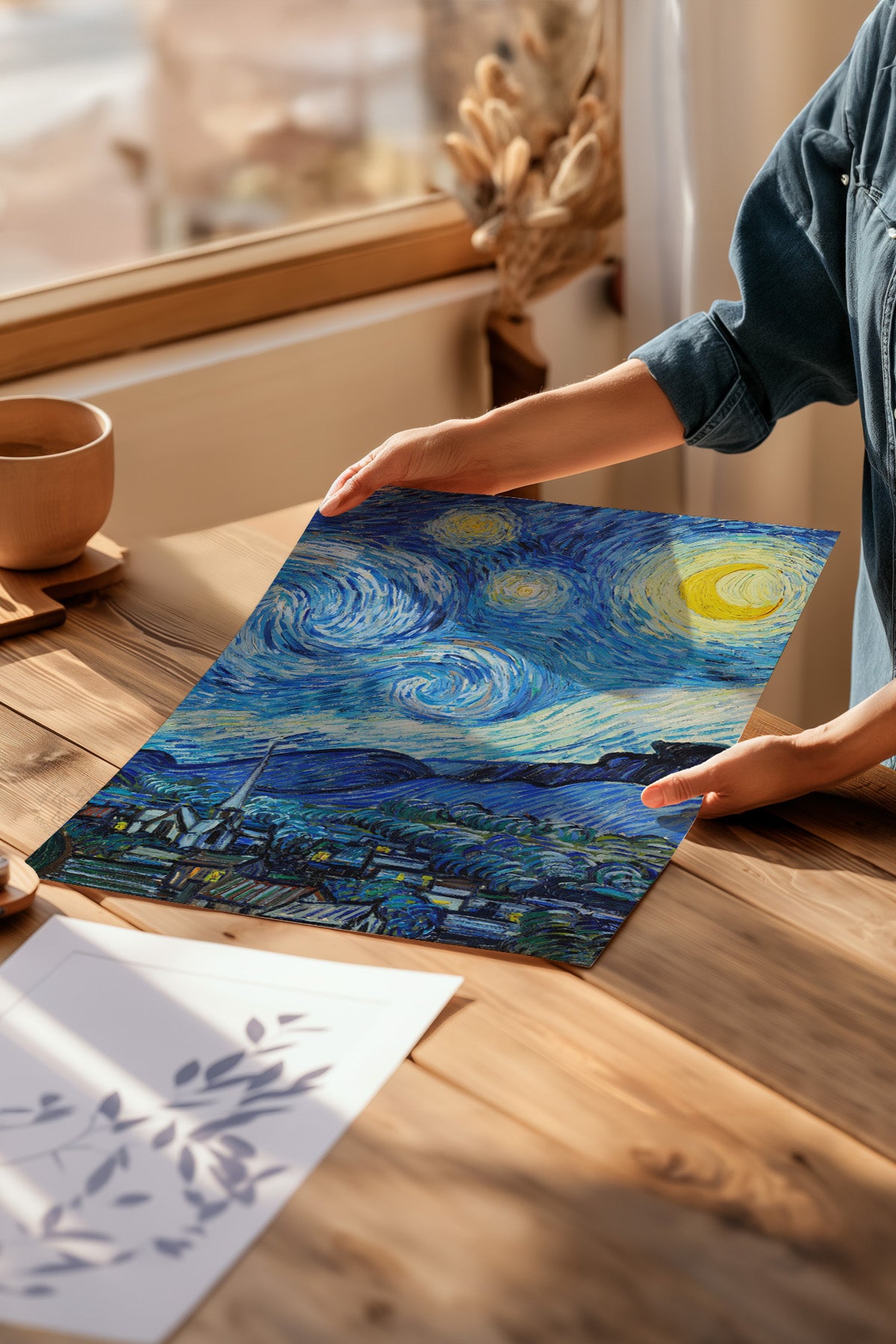 Van Gogh Tablo 4'lü Poster Seti, Duvar Dekoru No:48