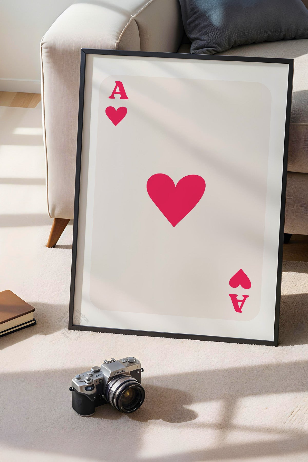 Lucky You Serisi Siyah Çerçeveli Poster, Tablo Duvar Dekoru No:94