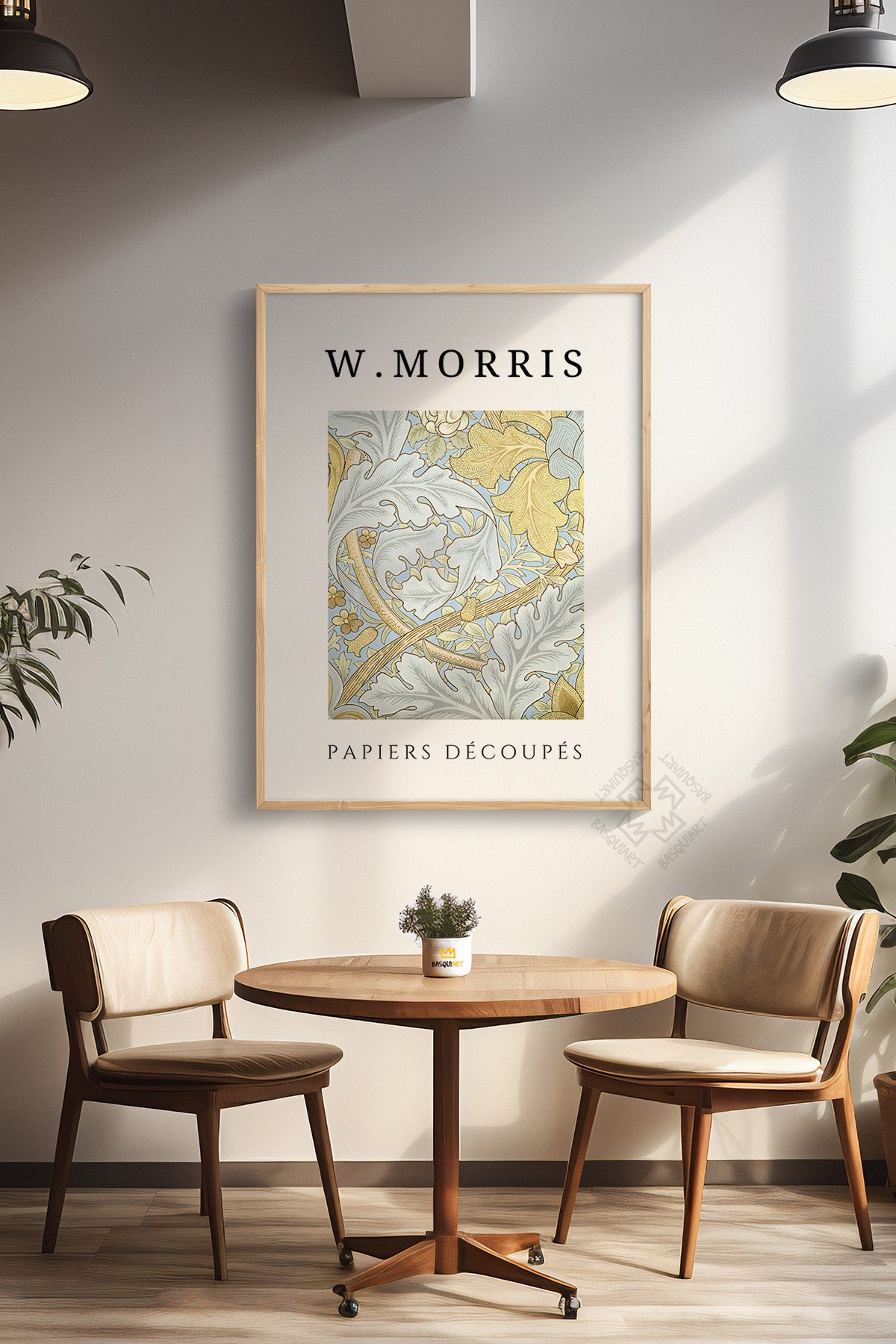 William Morris Serisi Ahşap Çerçeveli Poster, Tablo Duvar Dekoru No:10