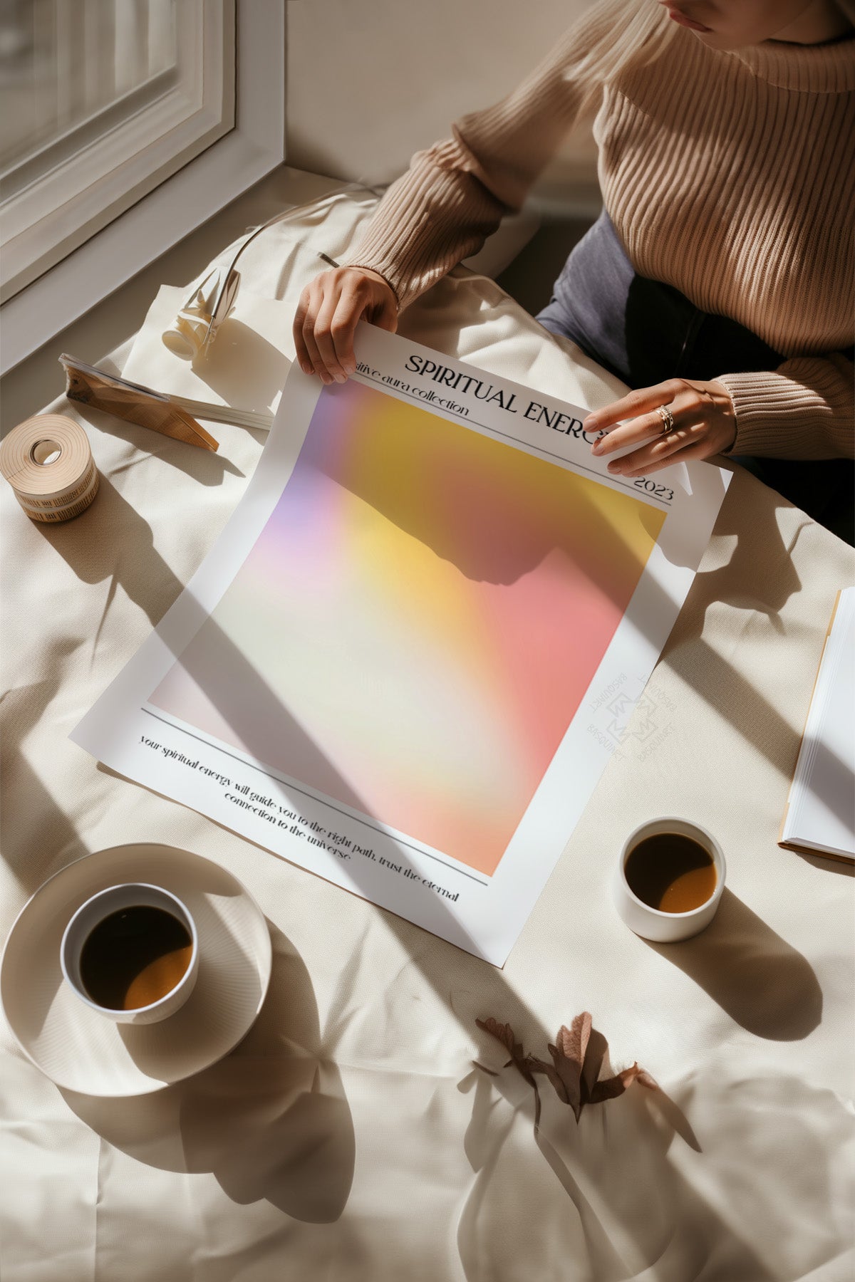 Aura Serisi Poster Seti, Duvar Dekoru No:54