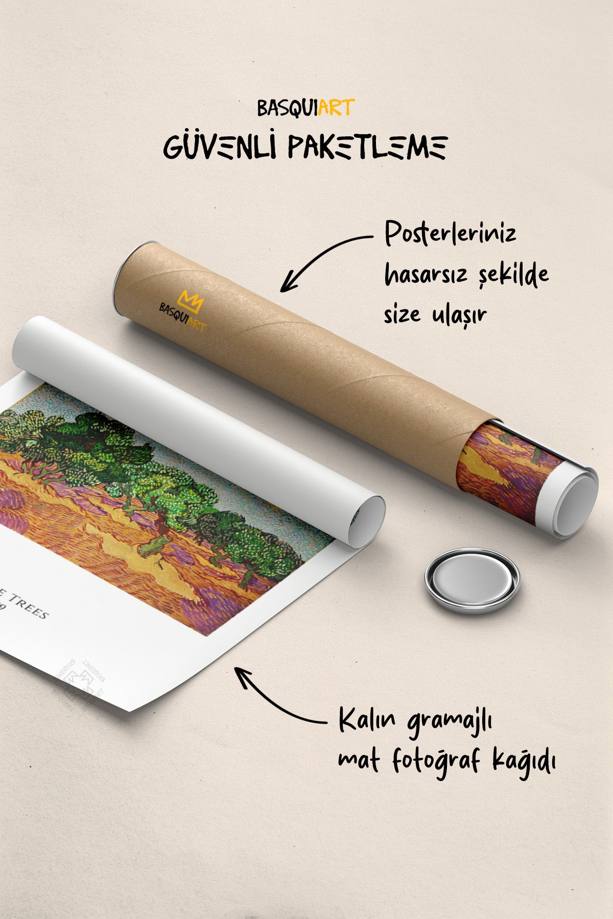 Vincent Van Gogh Serisi Poster, Duvar Dekoru No:6