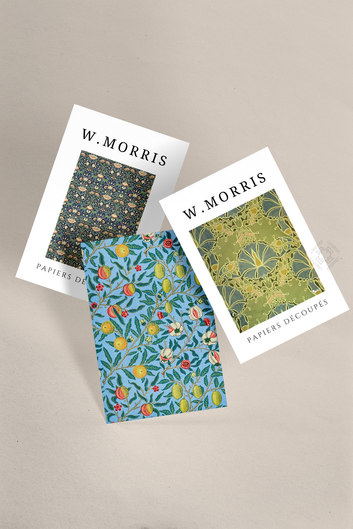 W Morris 9'lu Poster Seti, Duvar Dekoru No:2