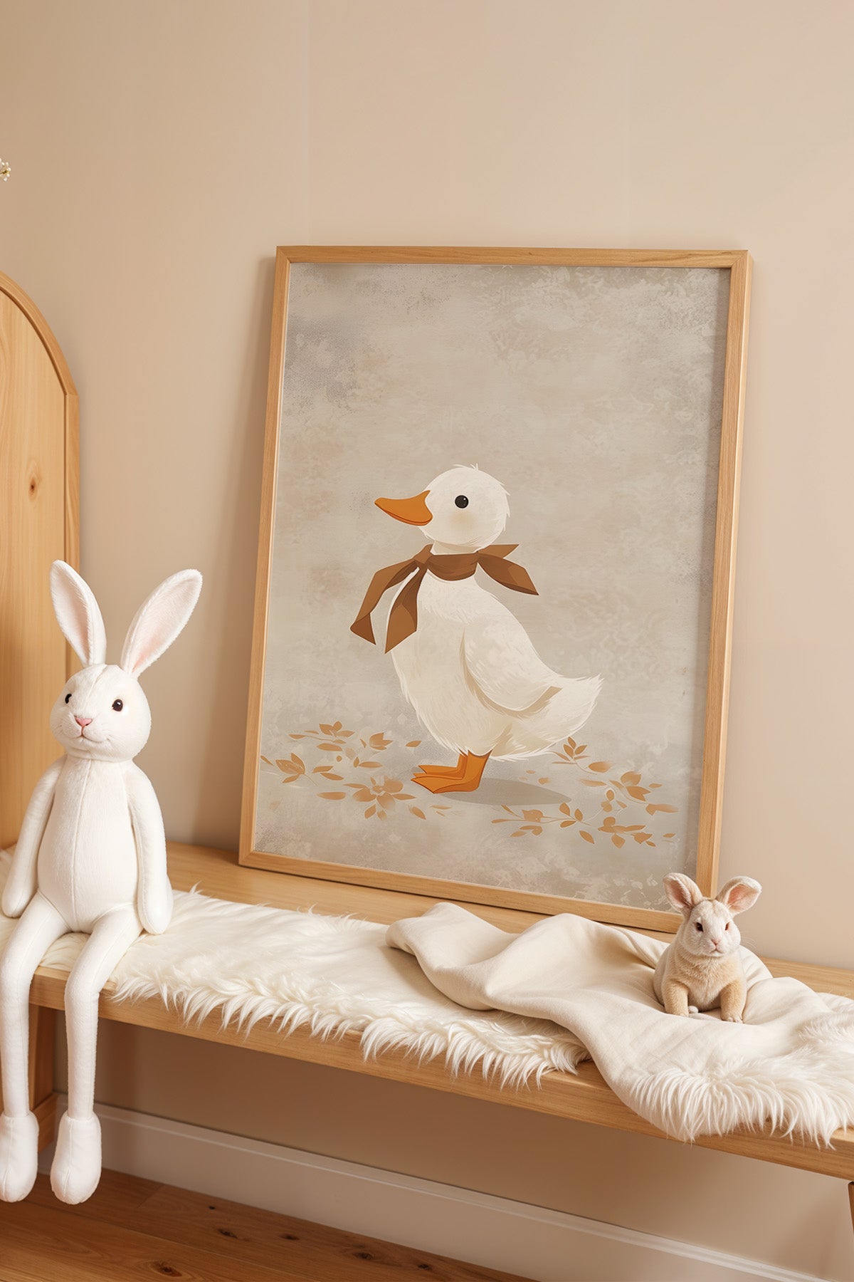 Çocuk Odası, Bebek Odası Ahşap Çerçeveli Poster, Tablo No:61