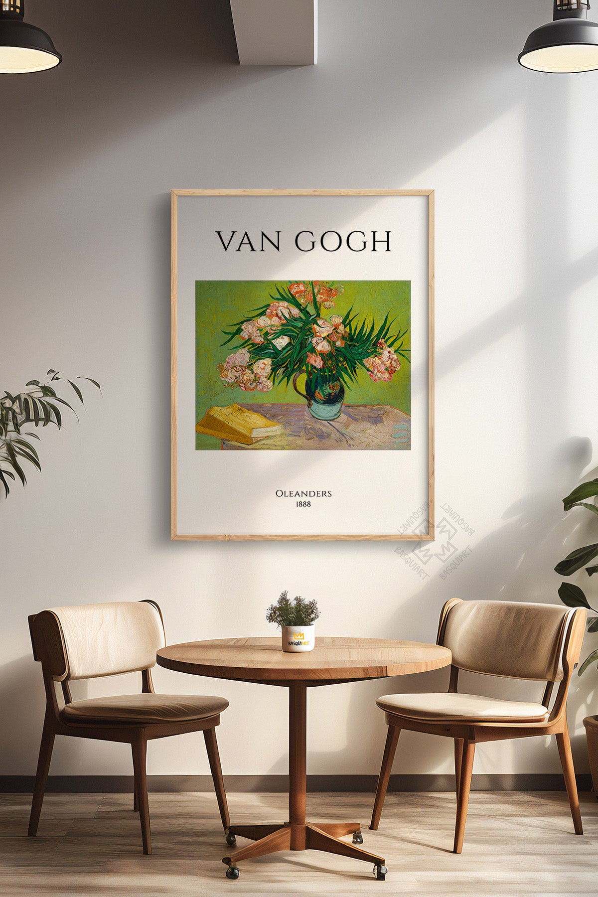 Vincent Van Gogh Serisi Ahşap Çerçeveli Poster, Tablo Duvar Dekoru No:9