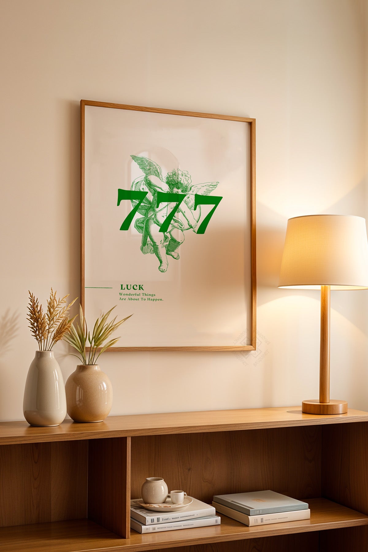 Lucky You Serisi Ahşap Çerçeveli Poster, Tablo Duvar Dekoru No:131