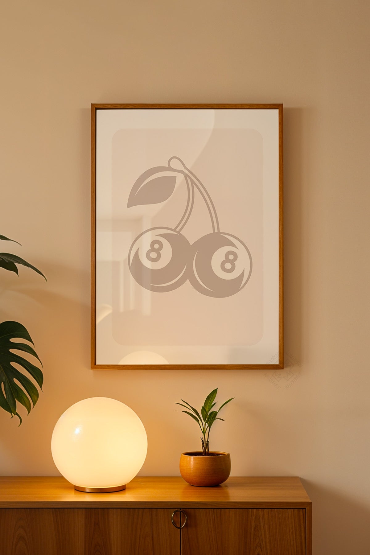 Lucky You Serisi Ahşap Çerçeveli Poster, Tablo Duvar Dekoru No:14