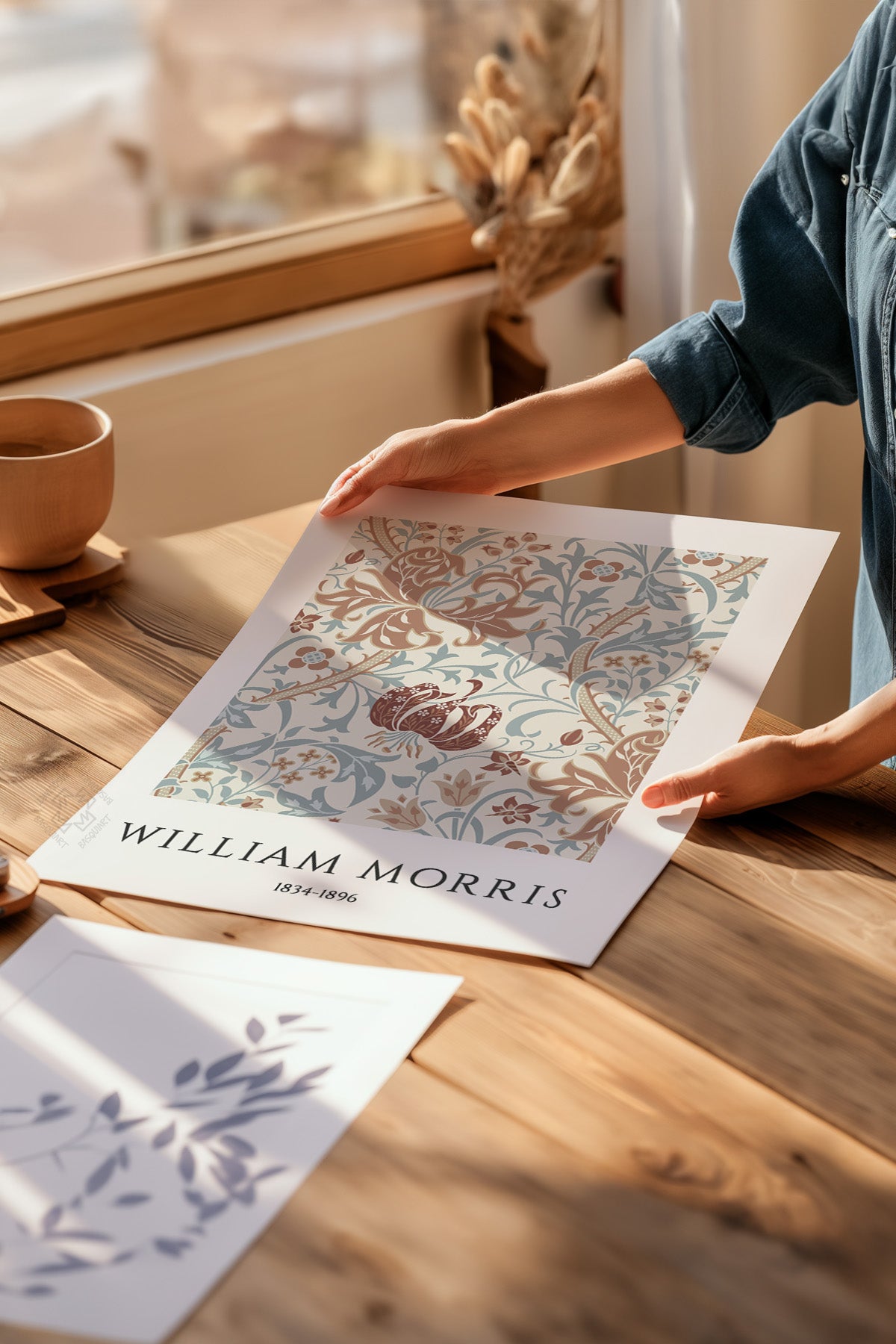 William Morris 3'lü Poster Seti, Duvar Dekoru No:31
