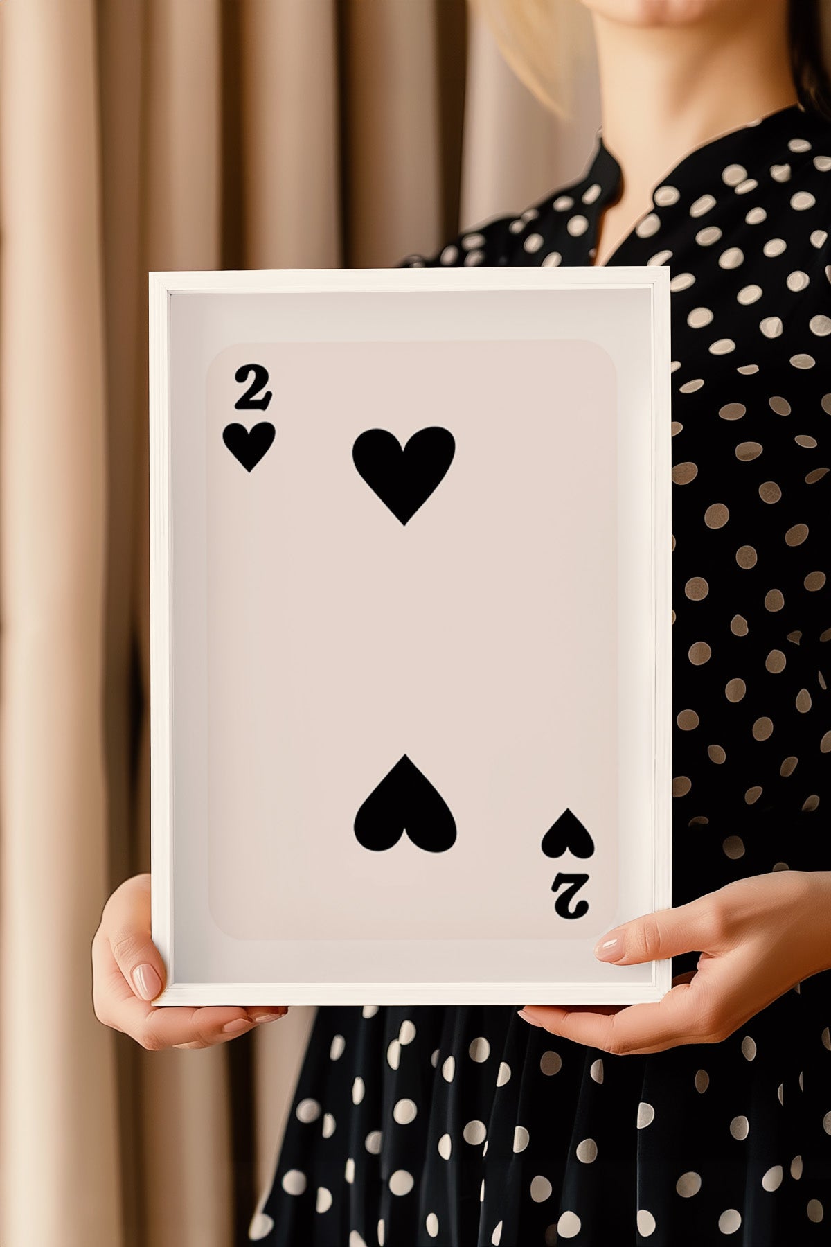 Lucky You Serisi Beyaz Çerçeveli Poster, Tablo Duvar Dekoru No:116