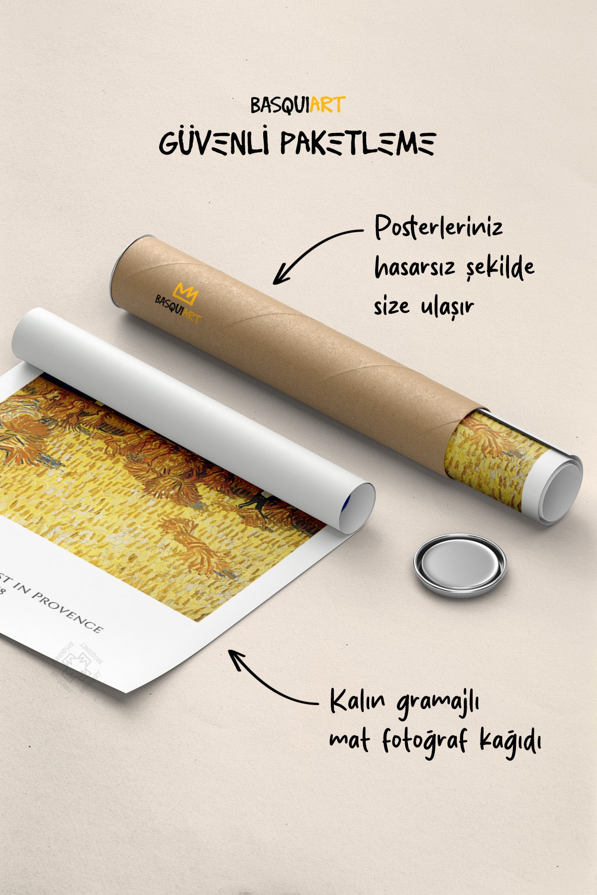 Vincent Van Gogh Serisi Poster, Duvar Dekoru No:1
