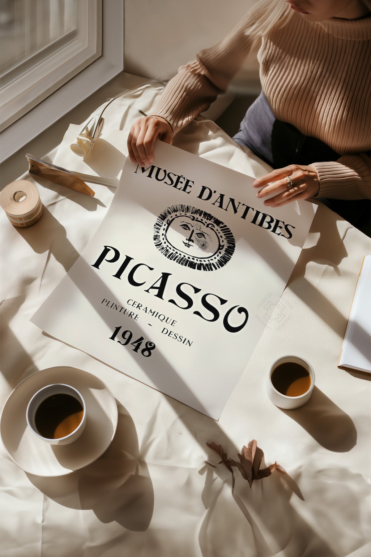 Picasso Minimal 2'li Poster Seti, Duvar Dekoru No:25