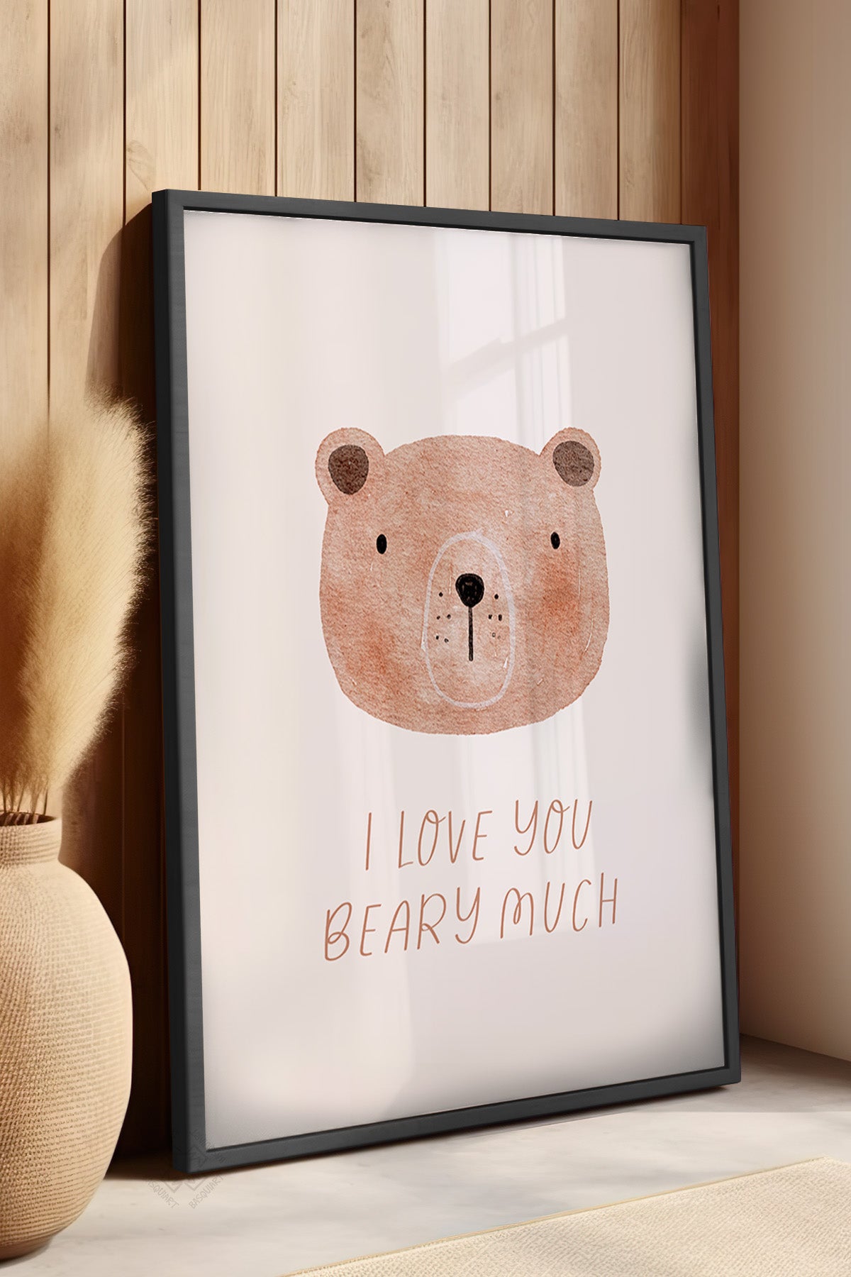 Çocuk Odası, Bebek Odası Siyah Çerçeveli Poster, Tablo No:32