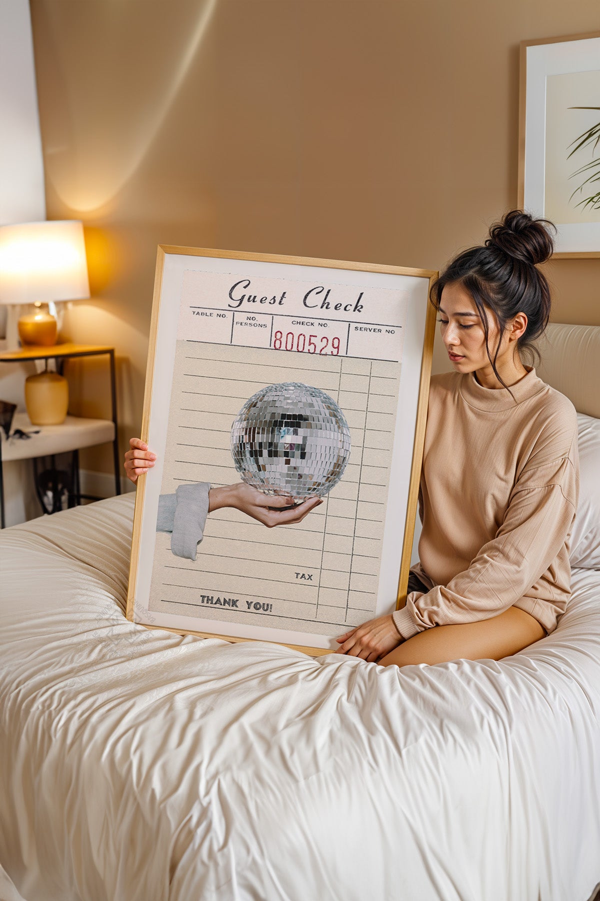 Lucky You Serisi Ahşap Çerçeveli Poster, Tablo Duvar Dekoru No:12