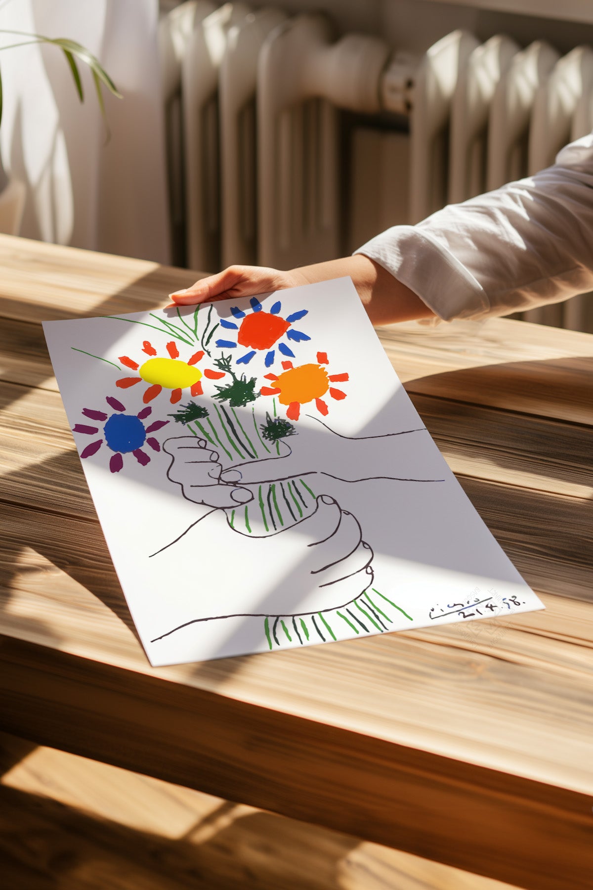 Picasso Sanatsal 4'lü Poster Seti, Duvar Dekoru No:36