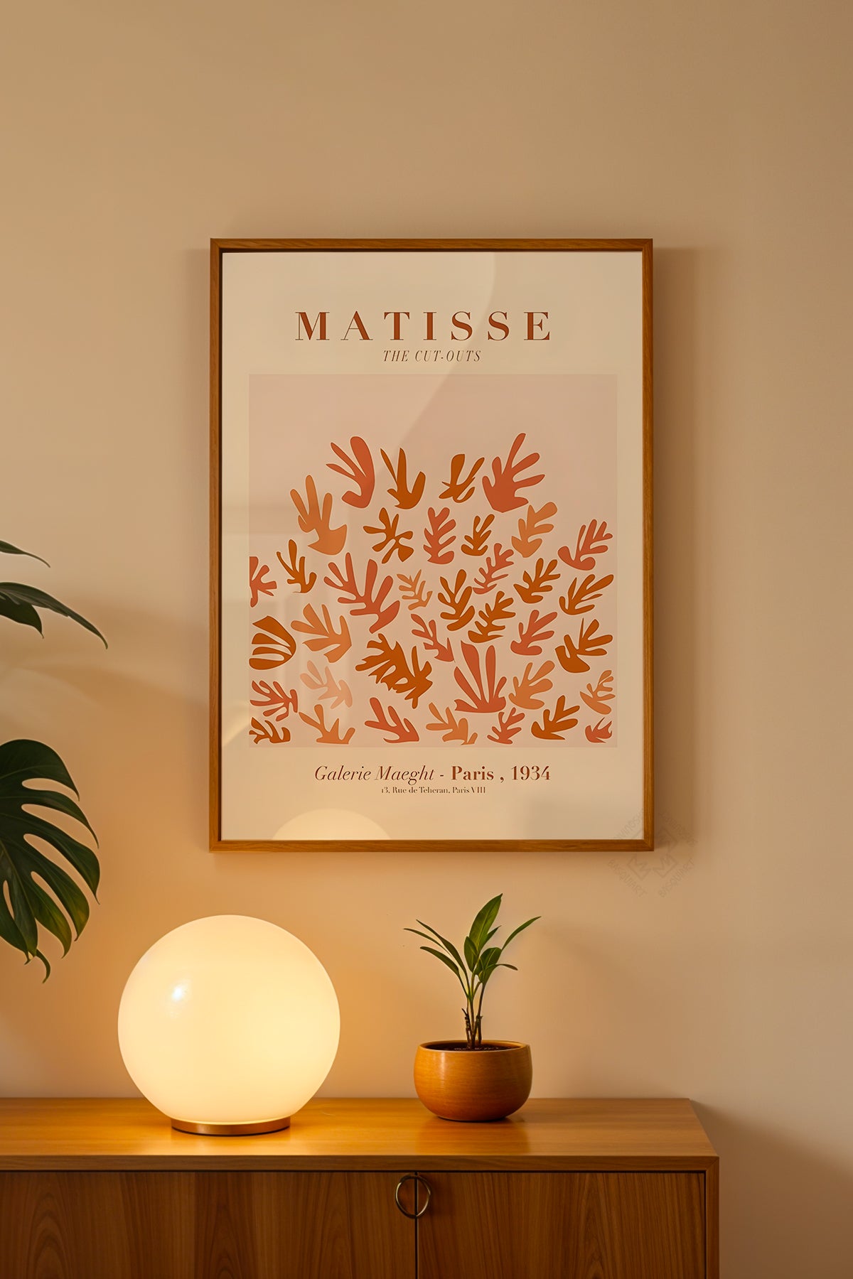 Bohemian Serisi Ahşap Çerçeveli Poster, Tablo No:159