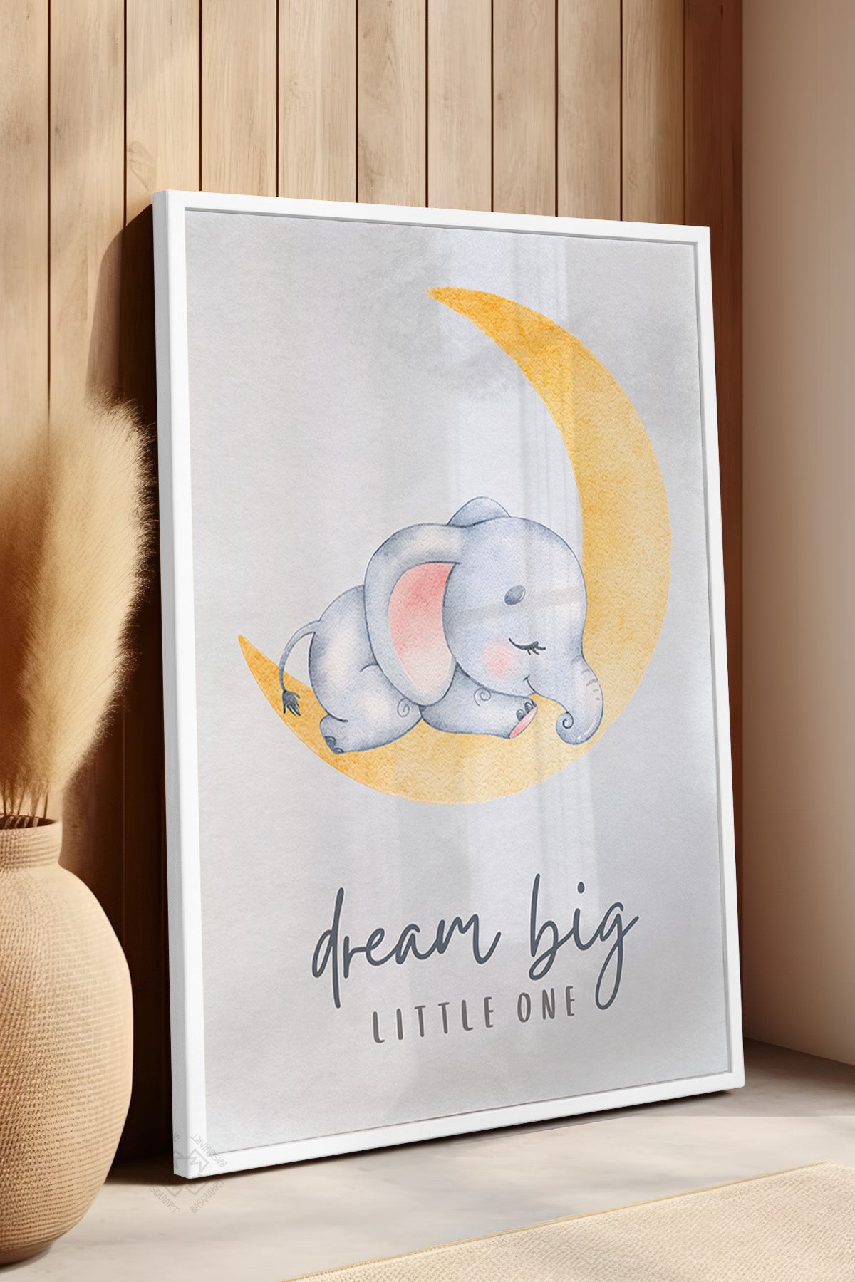 Çocuk Odası, Bebek Odası Beyaz Çerçeveli Poster, Tablo No:27