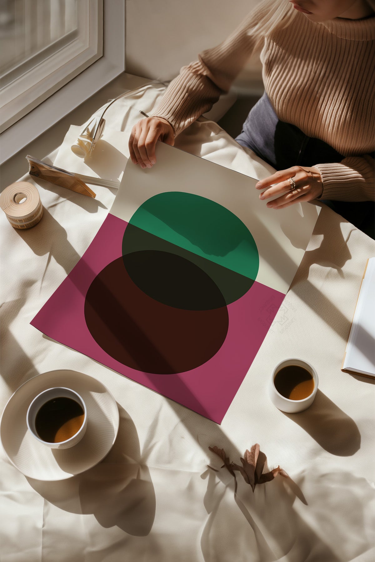 Bauhaus Serisi Poster, Duvar Dekoru No:77